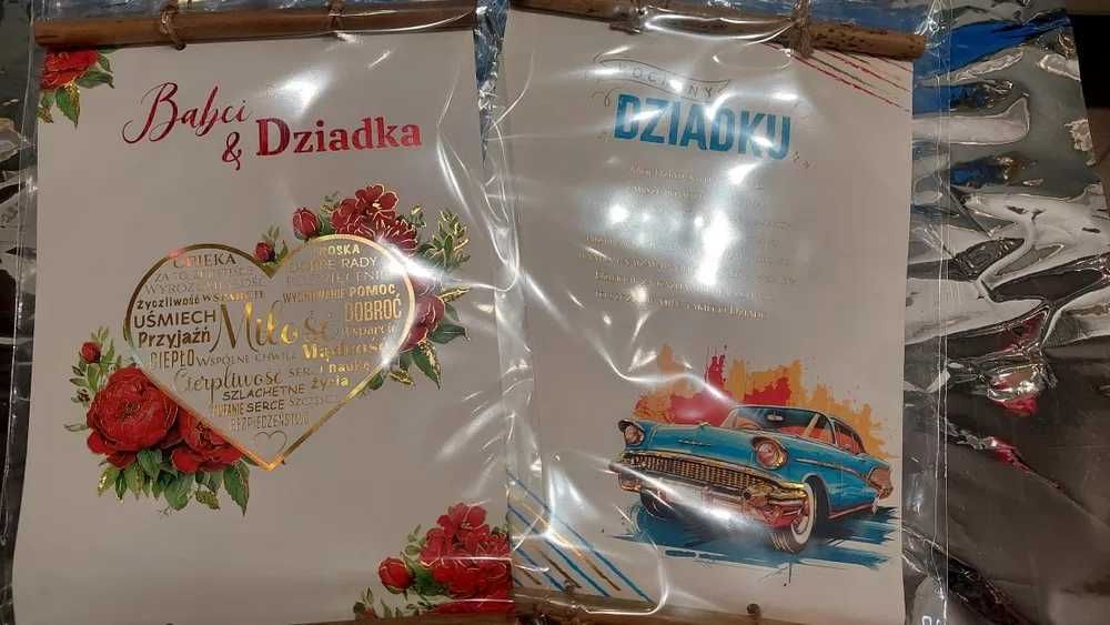 Dla babci i dziadka dyplom prezent 1 szt