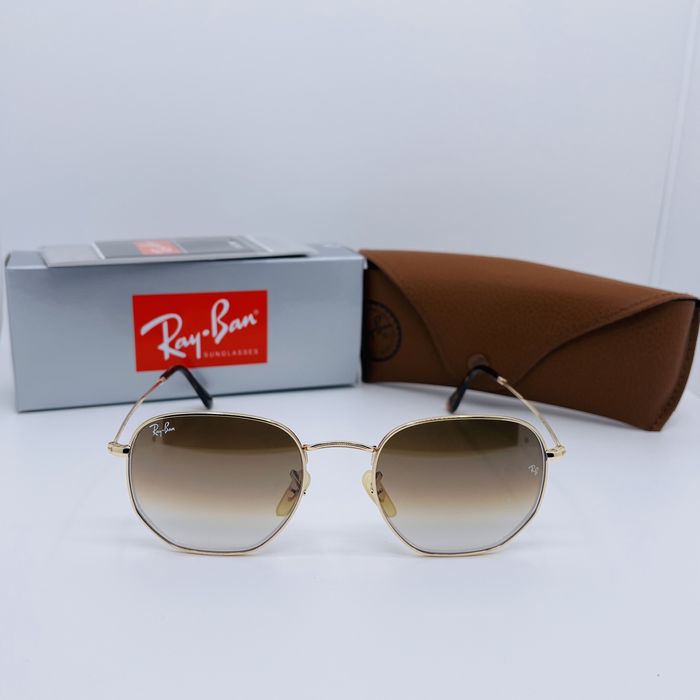 Солнцезащитные очки Ray Ban Hexagonal 3548 56мм стекло (mix)
