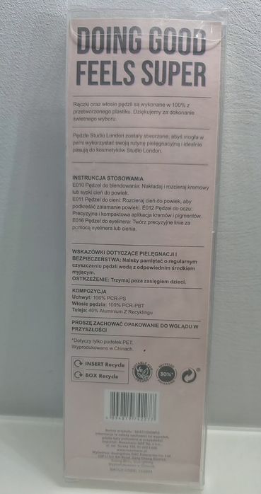 Nowy zestaw pędzli do makijażu 4sztuki