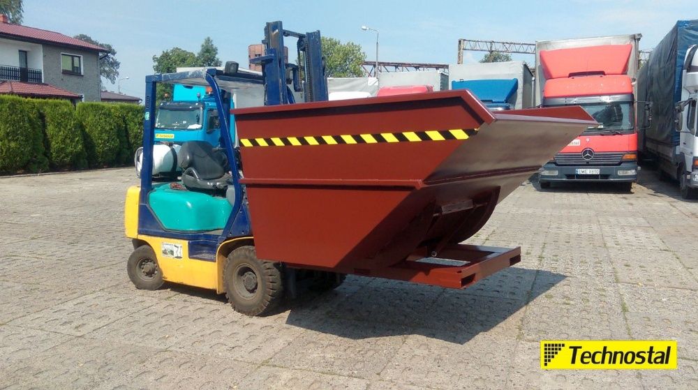 kontener samowyładowczy, koleba 3,5 m3 KS-35