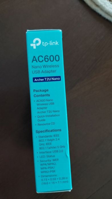 Wi-Fi адаптер TP-Link Archer T2U Nano класу AC600