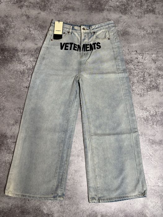Джинси VETEMENTS | Джинси Ветеменс | Джинси Ветеменс голубі