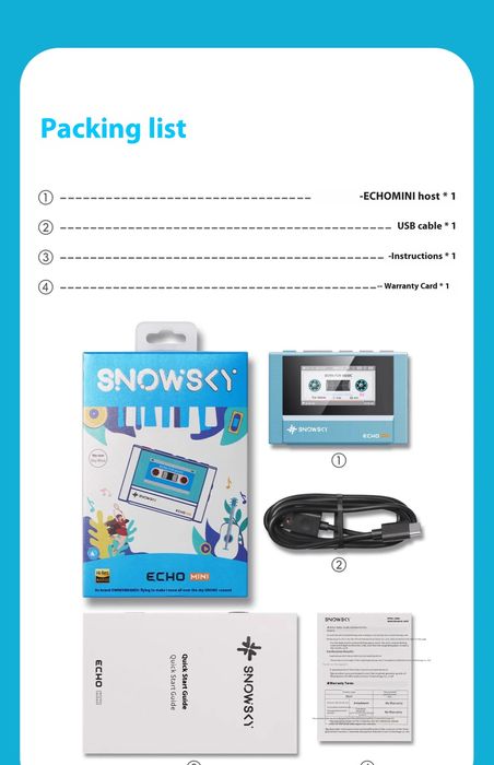 аудиоплеер FiiO Snowsky ECHO Mini (Sky blue)