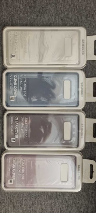 Oryginalne Etui Clear Cover do Samsung Galaxy Note 8 Kolory