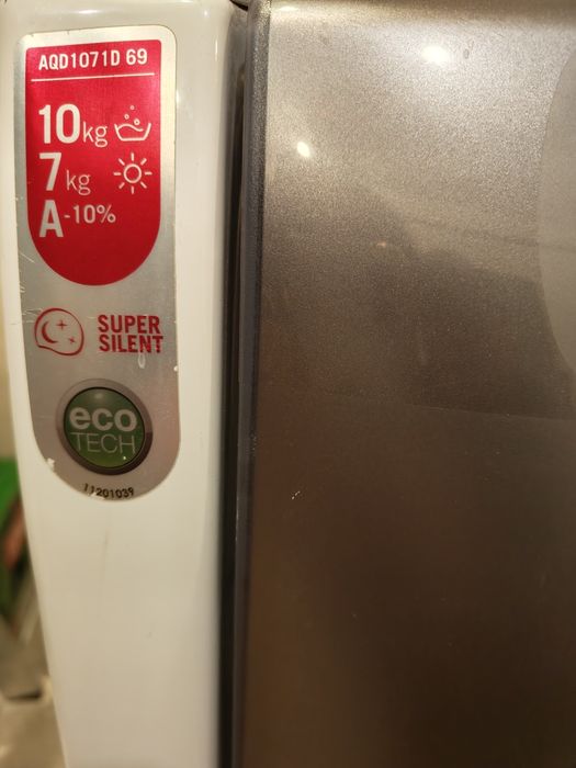 Pralko suszarka AQD1071D hotpoint ariston błąd F3