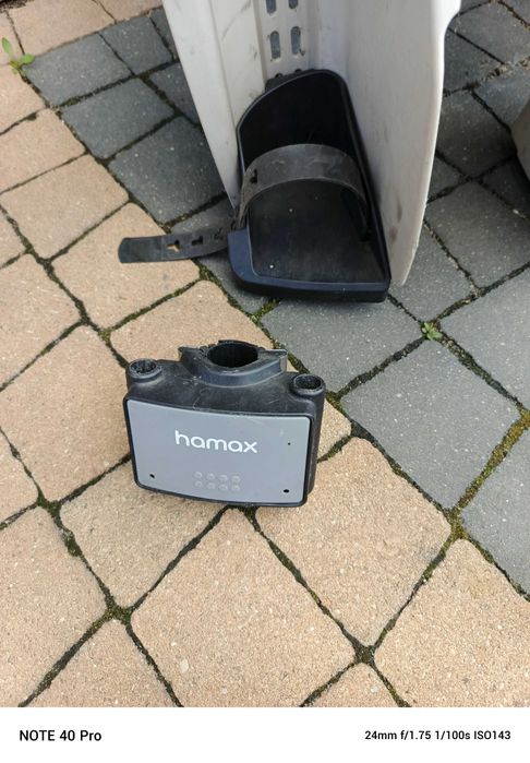 Fotelik do montażu z tyłu roweru do przewozu dziecka HAMAX SMILEY