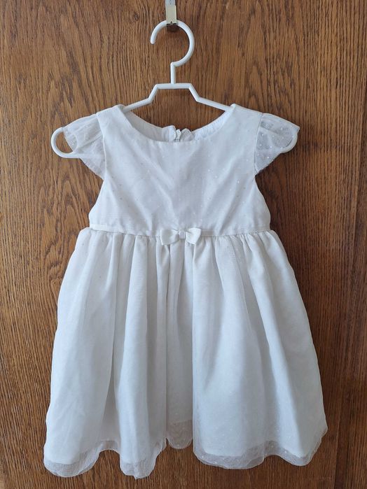 Sukienka na chrzest, roczek, cool club, 80, jak nowa