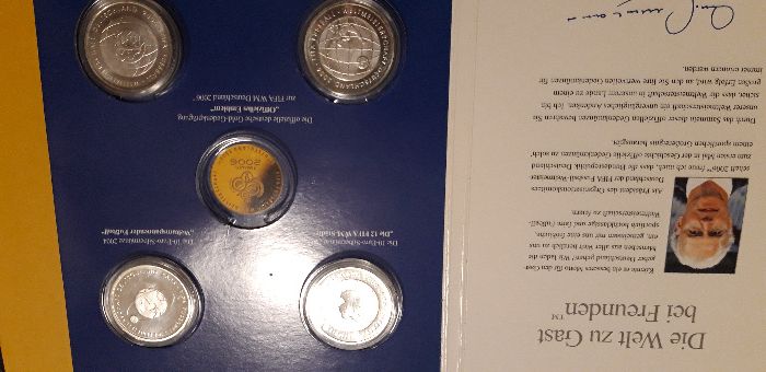 Moedas Fifa 2003/4/5/6 Proof