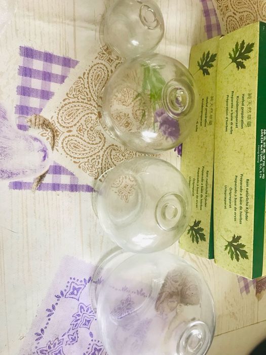 Ventosas pera de vidro