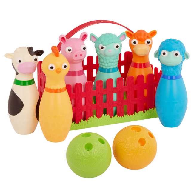 Ігровий набір для боулінгу - Весела ферма BT1802Z Battat. Боулінг дит