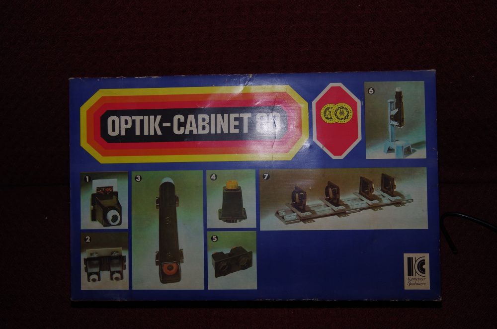 Optic Gabinet 80 - zabawka NRD Zestaw optyczny, mikroskop