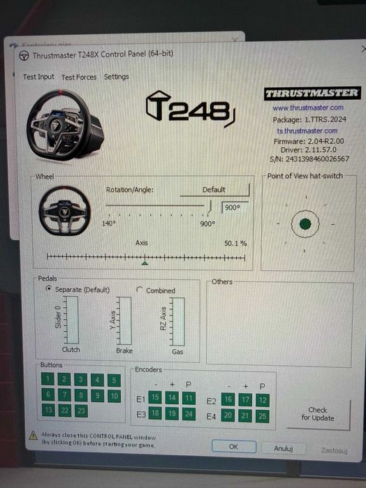 Kierownica Thrustmaster T248X + shifter Tarnów • OLX.pl