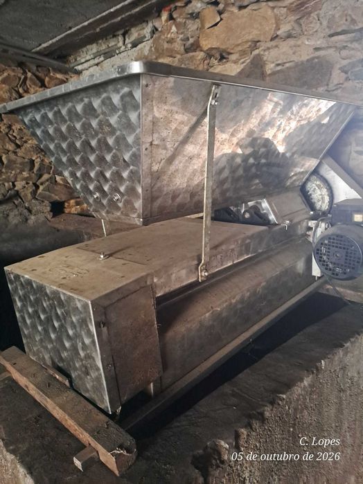 Esmagadora elétrica de uvas
