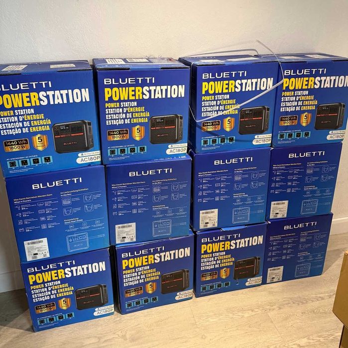 ‼️Офіційна Гарантія‼️ BLUETTI AC180P зарядна станція 1800Вт 1440Вт·год LiFePO4 портативна електростанція  UPS джерело безперебійного живлення для дому