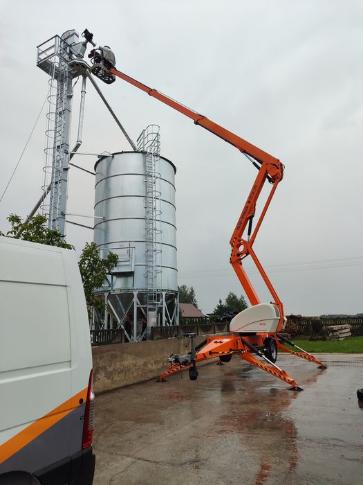 Wynajem podnośnika Wieluń koszowego  zwyżka usługi