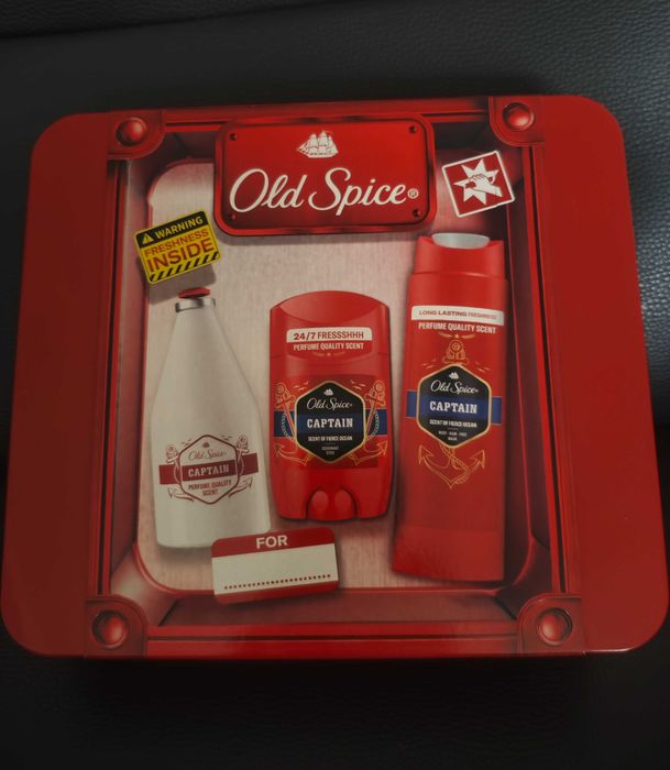 ZESTAW OLD SPICE 3W1 CAPTAIN w metalowej puszcze