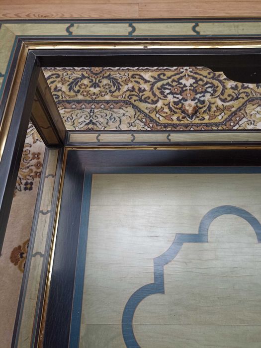Mesa de centro em marchetaria