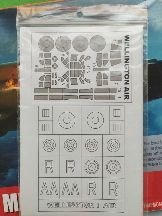 1/72 Airfix A08019 Vickers Wellington Mk.IC + Montex maxi mask canopy wheels RAF