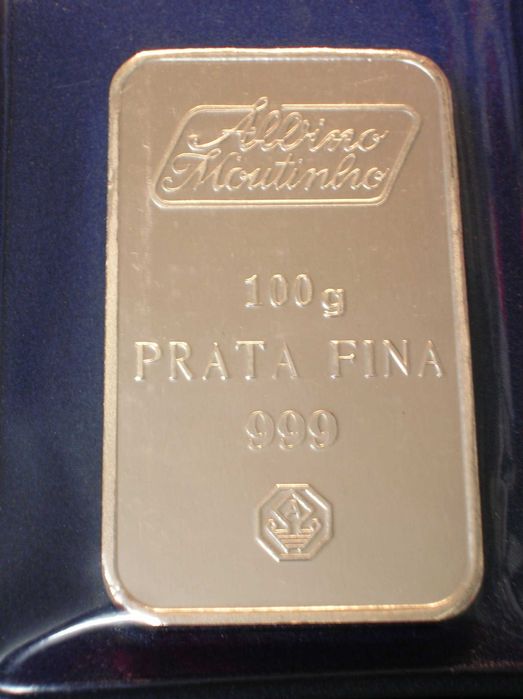 Barra PRATA 100,g / Albino Moutinho
