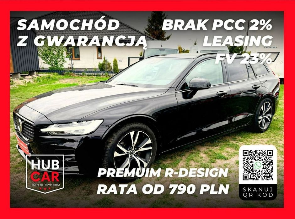 Volvo V60 Volvo V60 B3 R-Design 163KM SalonPL 1 Wł. VAT23% Harman