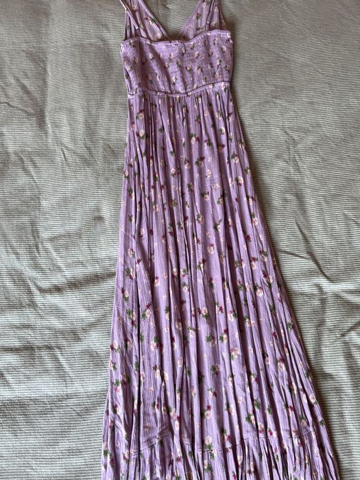 Vestido longo da Stradivarius