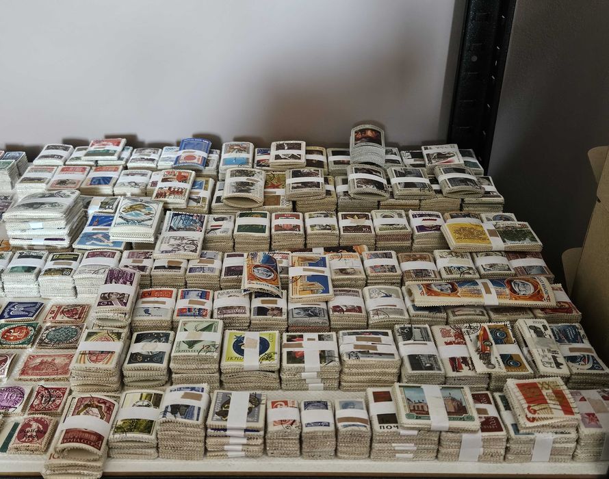 Zbiór Rosja ZSRR CCCP Ponad 110 000 Sztuk Znaczków Pocztowych Kolekcja