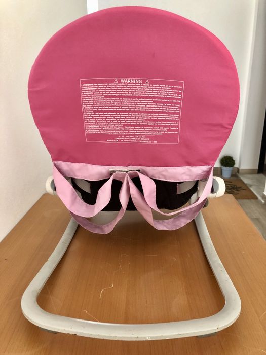 Espreguiçadeira rosa Chicco