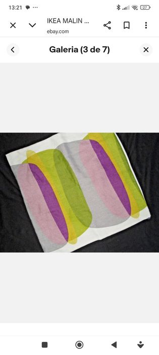 Conjunto de ,4  capas de almofada, 2 Malin Figur do IKEA e 2 capas lisas