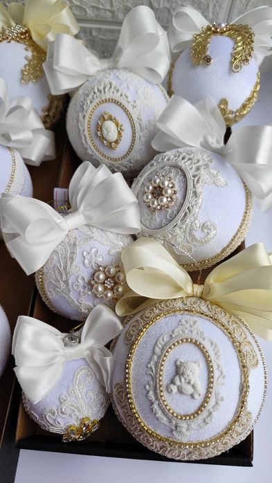 Набір іграшок на ялинку, новорічні іграшки,елочные игрушки