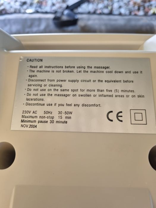 massajador vibratório para os pés,  "ENVIROTECT".