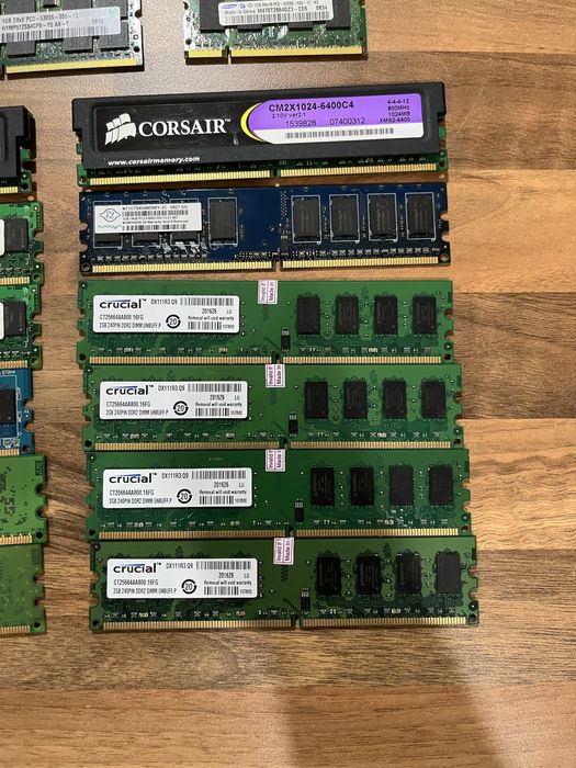 Varias memorias ram ddr2