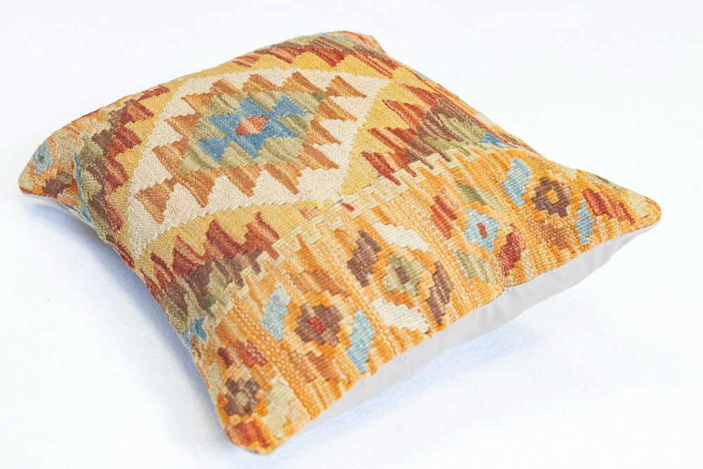 almofada kilim afegão manual