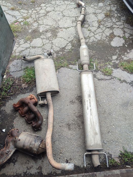 Глушитель резонатор коллектор chery amulet seat volkswagen skoda opel astra h