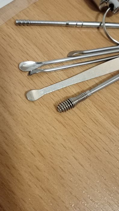 7 częściowy zestaw do usuwania woskowiny ze stali nierdzewnej