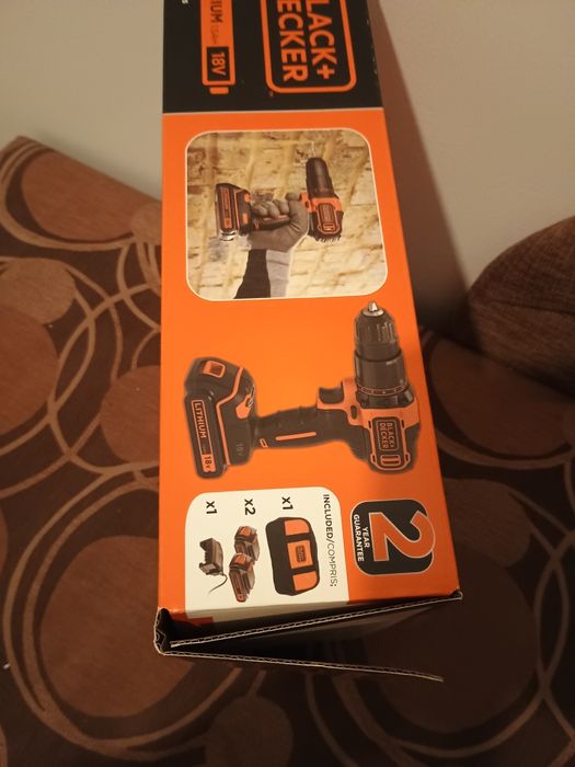 Wkrętarka udarowa akumulatorowa Black Decker nowa