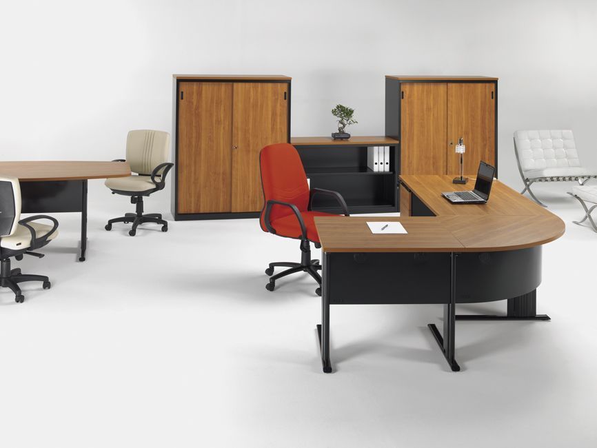 Secretária reta de Escritório - Linha Express Nova