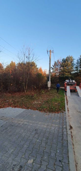 Mulczer leśny, mulczowanie, karczowanie mulczer wgłębny  wycinka drzew