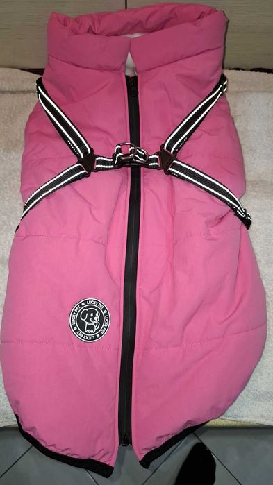 Kurtka / kamizelka zimowa dla psa 4XL – Lucky Pet (różowa)