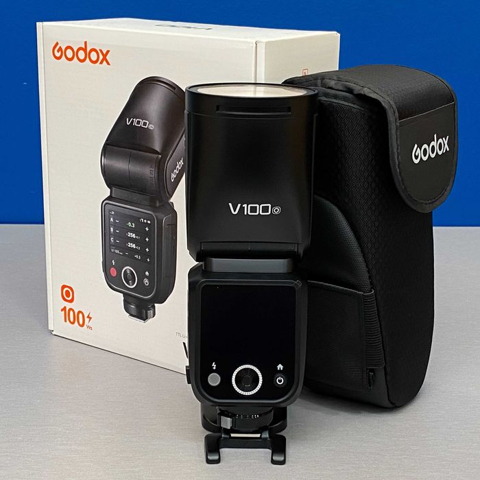 Godox Speedlite V100O (Olympus/Panasonic) - NOVO - 3 ANOS DE GARANTIA