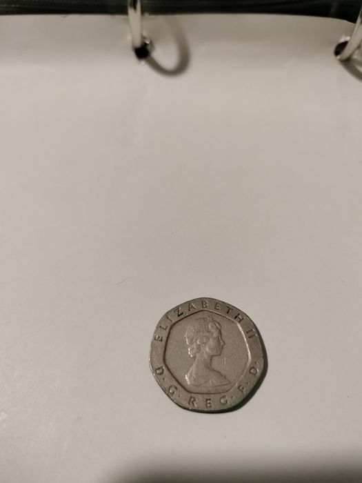 Moeda 20 pence 1982