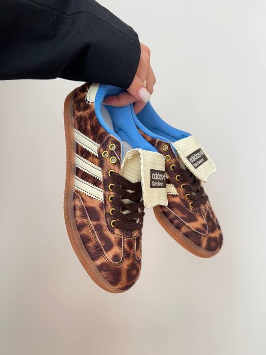 Adidas Samba x Wales Bonner Leopard Pony Hair Жіночі Кросівки Адідас