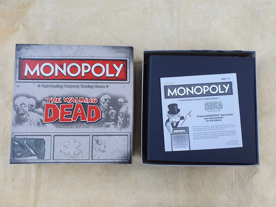 Jogo de monopólio temático Walking Dead