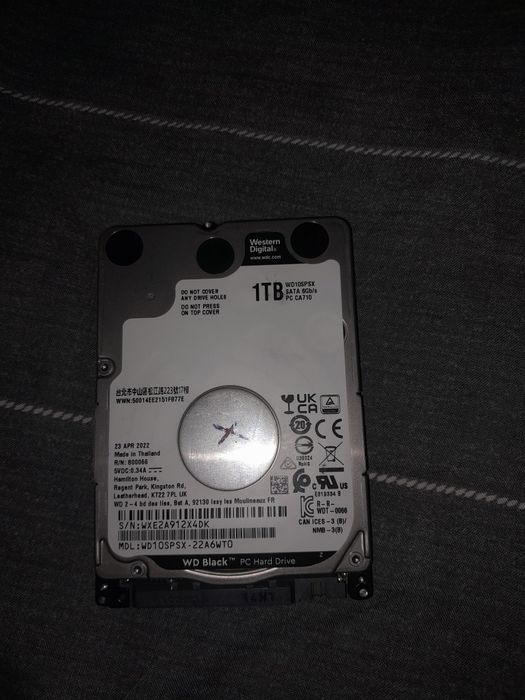 HDD Western digital. 1 TB жосткий диск