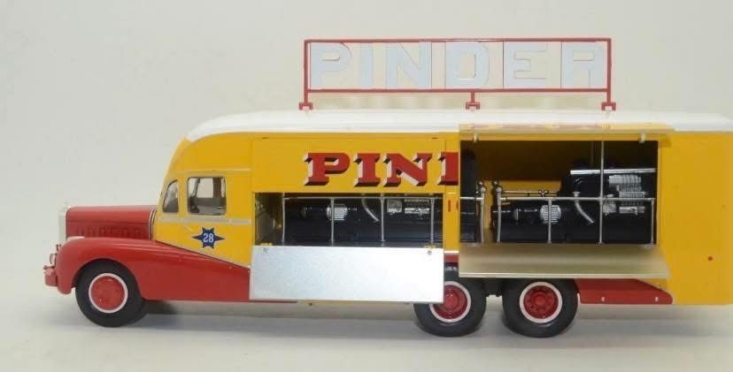 Miniatura 1/43 Camião Central Eléctrica Circo Pinder