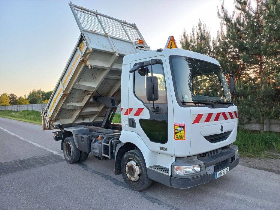 Renault midlum wywrotka orginalna 3 str blokada mostu  104tys zamiana