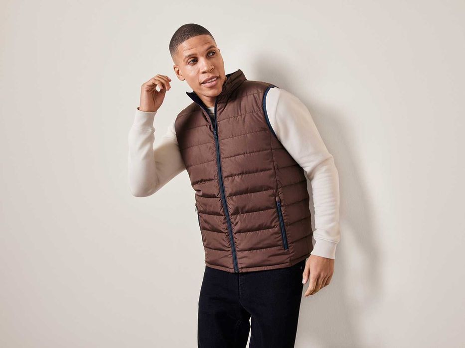 Мужской двухсторонний стёганый жилет Германия