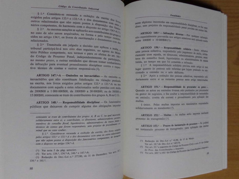 Livro – Código da Contribuição Industrial