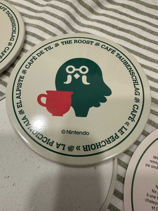 Conjunto de bases para copos Animal Crossing: New Horizons