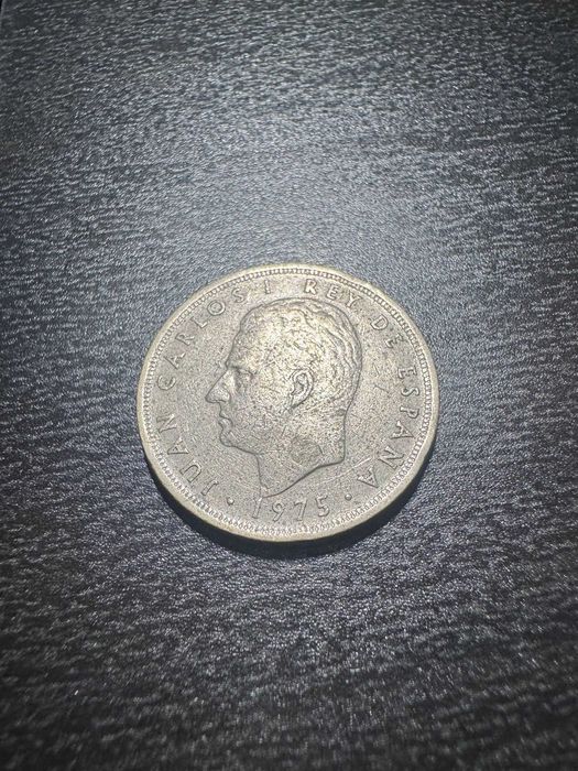 Moeda 5 pesetas 1975