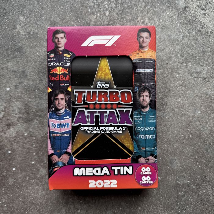 Topps Turbo Attax Formula 1 Mega Tin 2022 Колекційні картки